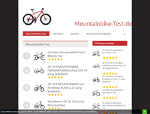 Tablet Screenshot of mountainbike-test.de